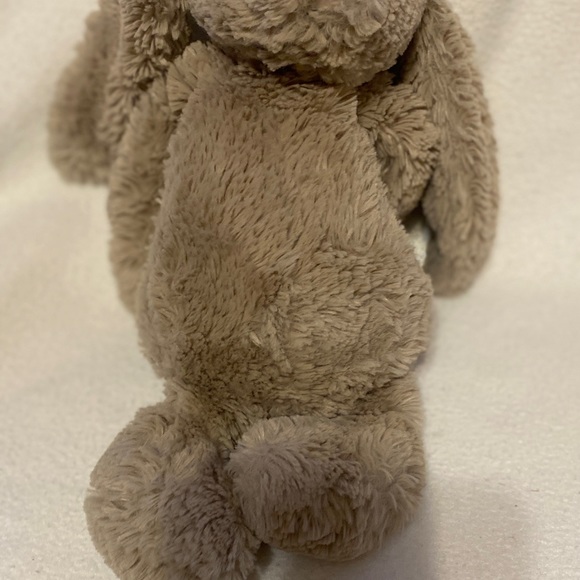 Jellycat London Bashful Bunny Rabbit Plush Tan Toy Stuffed Animal Floppy Ear G9. - Picture 5 of 7